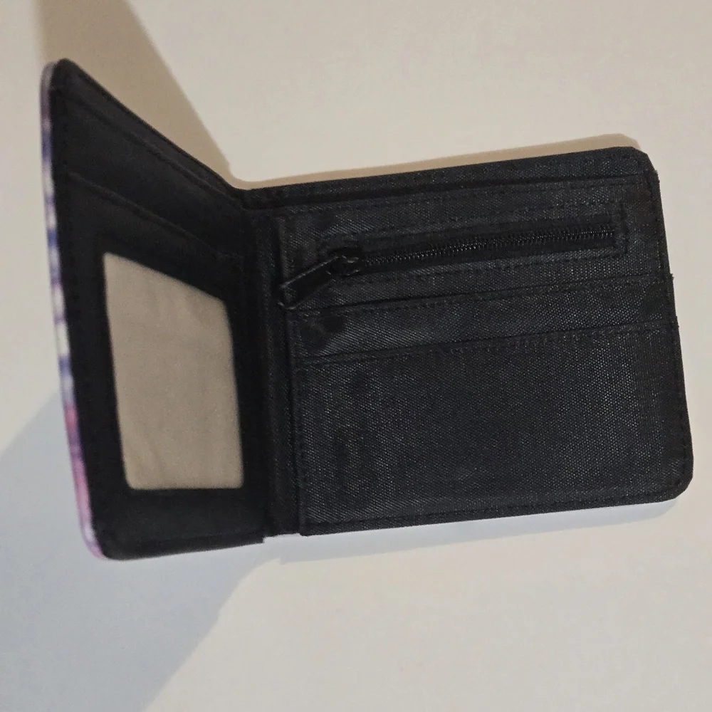 Anime Demon Slayer Shinobu Kocho Wallet with Purple and Blue Design